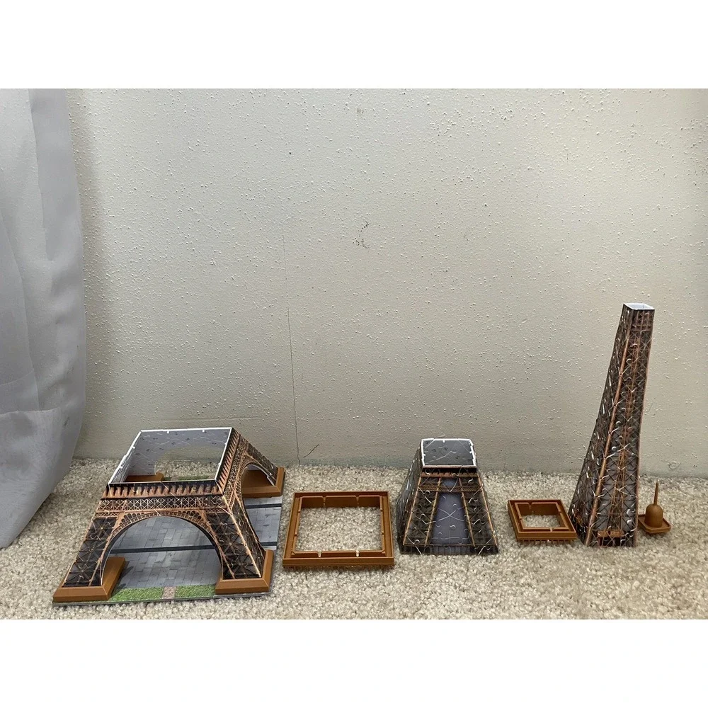 Ravensburger La Tour Eiffel Tower Paris 3D Puzzle 216 Pieces BOX Directions